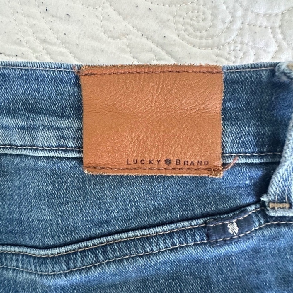 Lucky Brand Bridgette Skinny Jeans Womens 6/28 Blue High Rise Candiani Denim